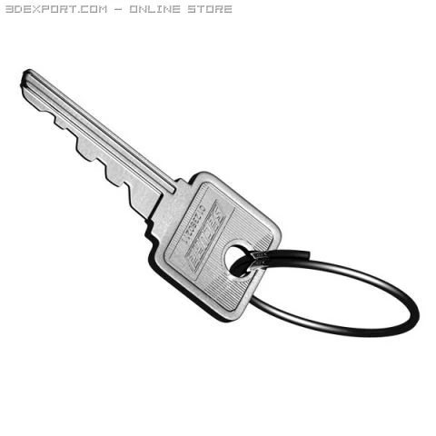 klawisz Model 3D .c4d .max .obj .3ds .fbx .stl .blend 