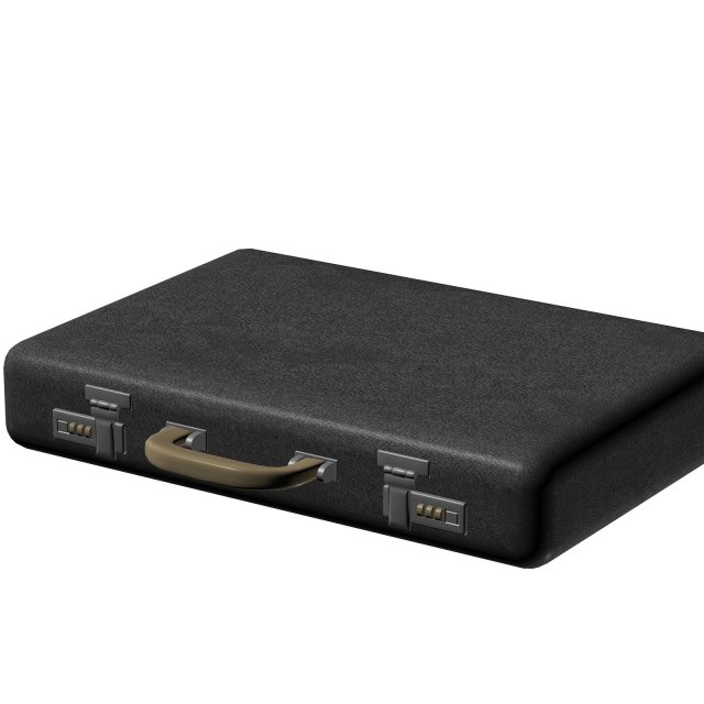 briefcase 3D Model .c4d .max .obj .3ds .fbx .stl .blend 
