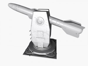 single missile launcher Modelo 3D