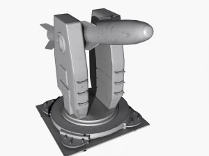 single missile launcher 3Dモデル