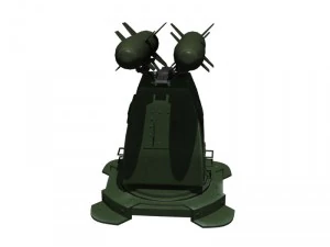 dual missile launcher 3D Model