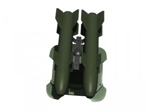 dual missile launcher 3D Модель