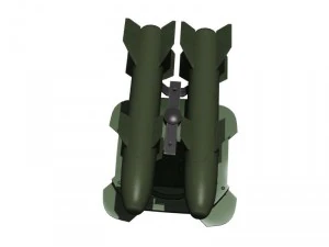 dual missile launcher 3D Model