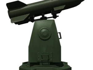 dual missile launcher 3D Model