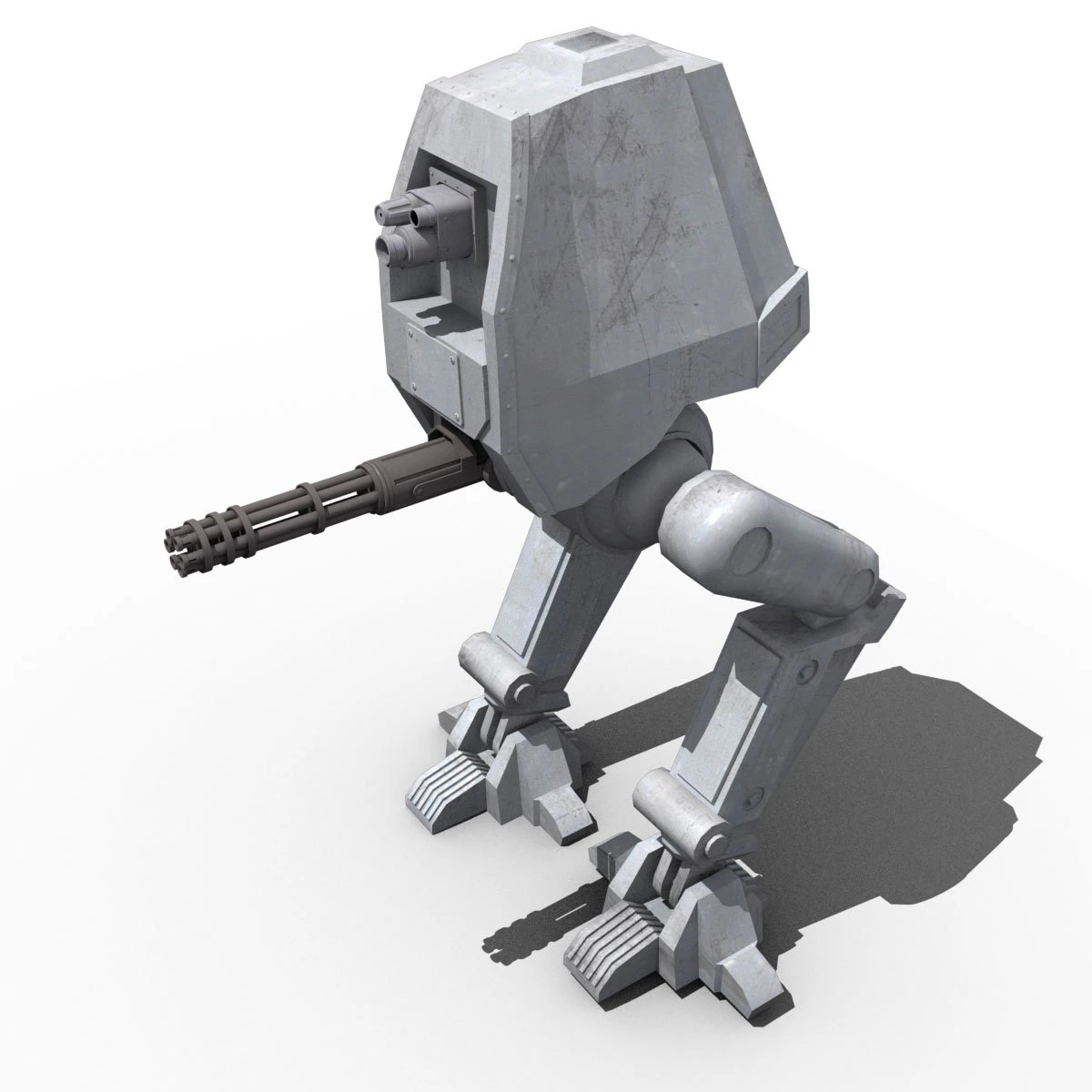 mech 3D Model .c4d .max .obj .3ds .fbx .stl .blend 
