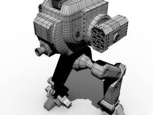 missile mech 3D 모델