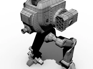 missile mech 3D Model