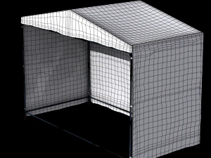 white tent 3D Model