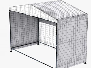 green tent 3D Model