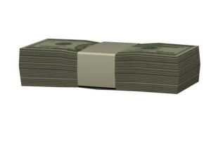 stack of money 3D Model