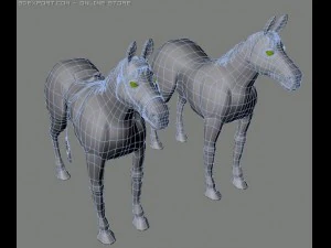 horses 3D Model