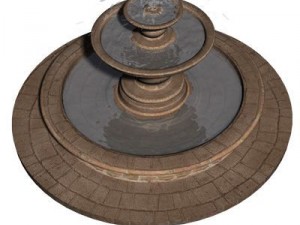 animated fountain 3D Model