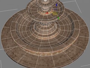 animated fountain 3D Model