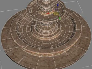animated fountain 3D Model