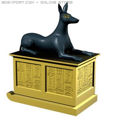 anubis Modèle 3D .c4d .max .obj .3ds .fbx .stl .blend 
