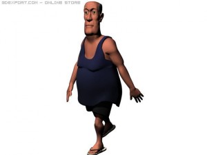 fat guy 3D Model