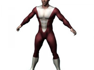 superhero Modello 3D