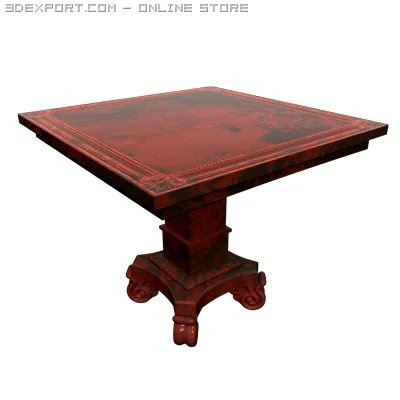 coffee table 3D Model .c4d .max .obj .3ds .fbx .stl .blend 