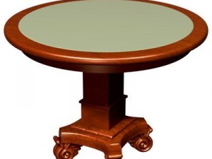 round card table 3D Model