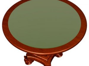 round card table 3D मॉडल