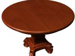 round coffee table Modello 3D