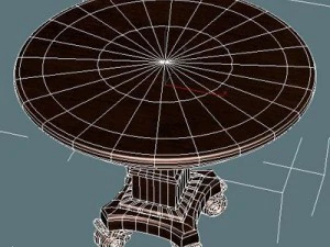 round coffee table 3D Model