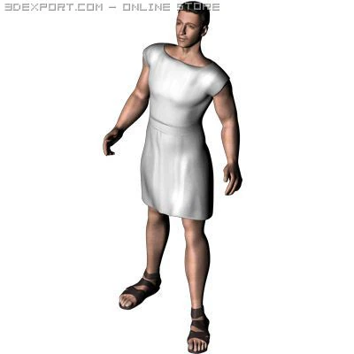 roman citizen 3D Model .c4d .max .obj .3ds .fbx .stl .blend 