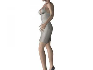 young woman 3D Model