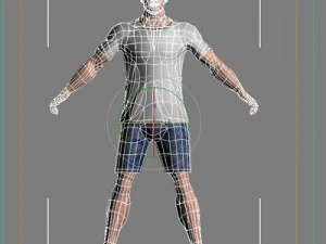 jeune homme Modèle 3D