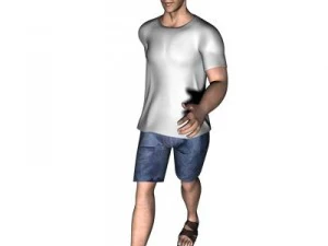jeune homme Modèle 3D