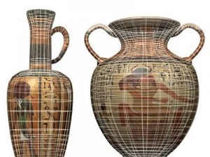 egyptian urns 3D Model