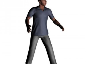 black man Model 3D