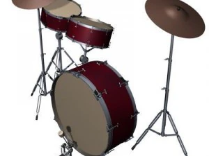 ドラムキット 3Dモデル