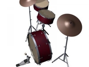 drum kit 3D 模型