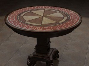 inlay coffee table Modelo 3D
