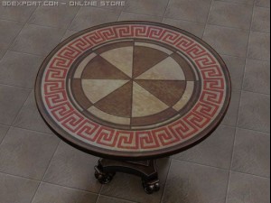 inlay coffee table Modelo 3D