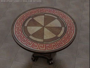 inlay coffee table 3D Model