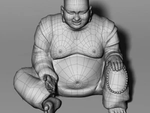 laughing buddha 3D Model