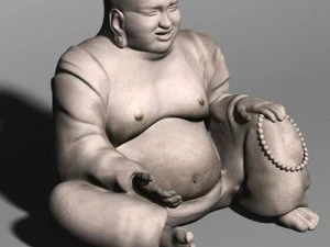 laughing buddha 3D Model