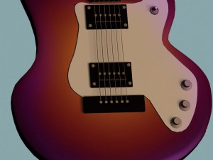 electric guitar 3D Model