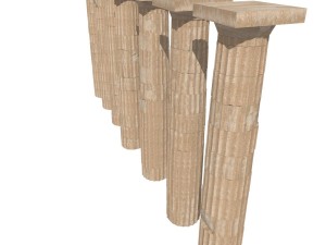 old columns 3D Model