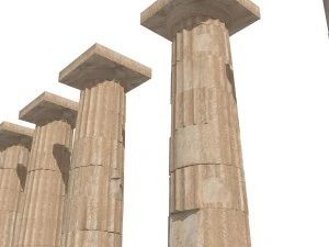 old columns 3D Model