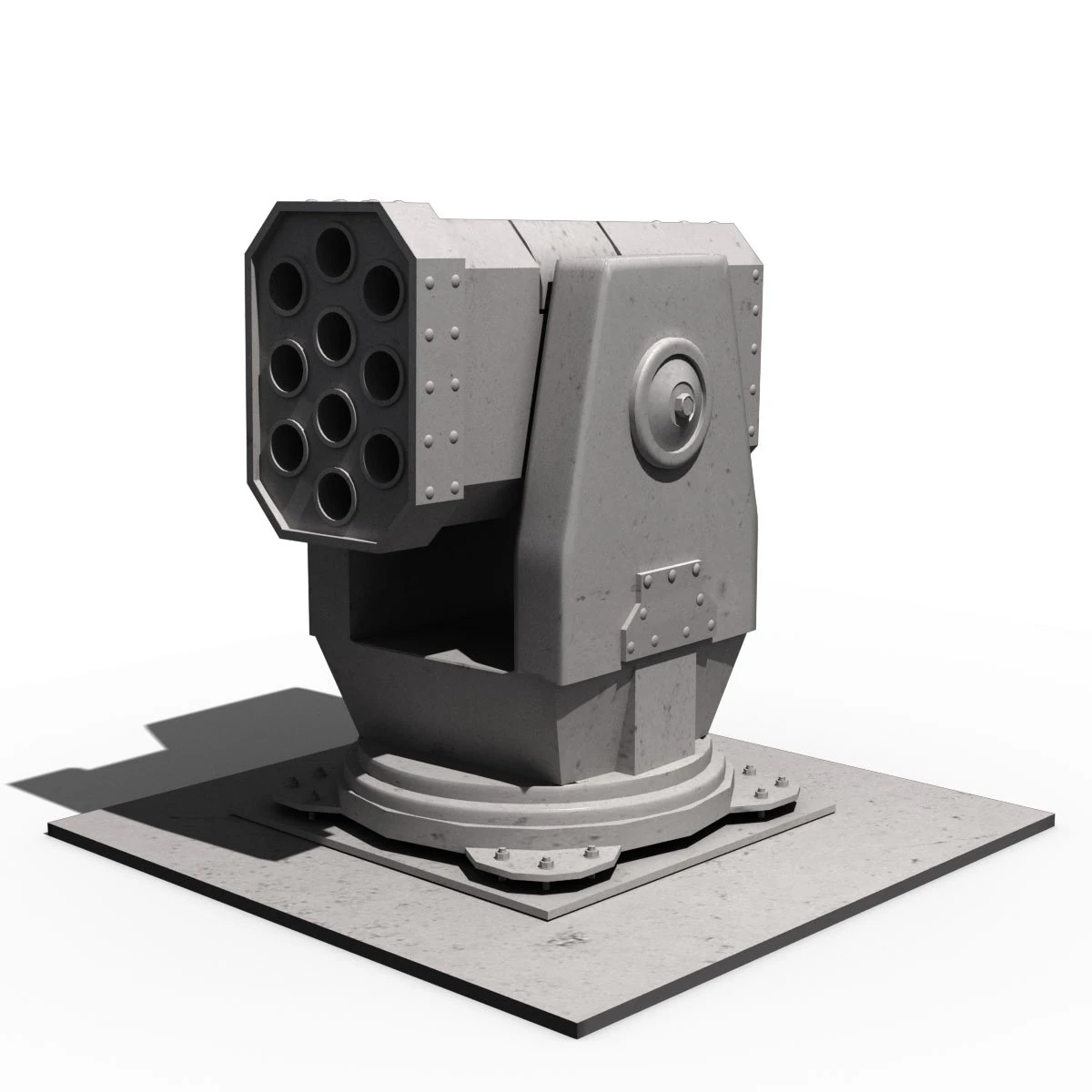 rocket launcher 3D Model .c4d .max .obj .3ds .fbx .stl .blend