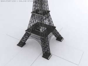 eifel tower Model 3D