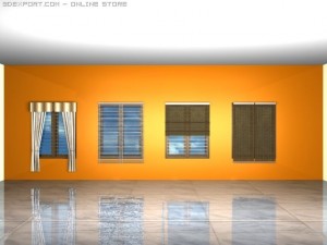 all window cover shade Model 3D