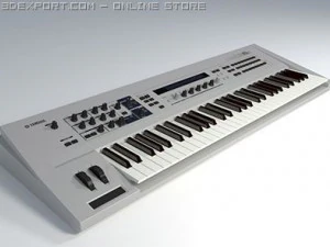 Yamaha CS6X-Synthesizer 3D Modell