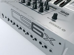 yamaha cs6x synthesizer 3D 모델