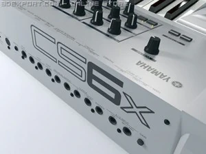 yamaha cs6x synthesizer 3D Model