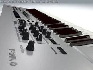 yamaha cs6x synthesizer 3D Model