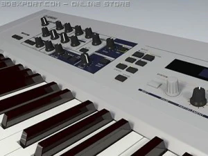 yamaha cs6x synthesizer 3D Model
